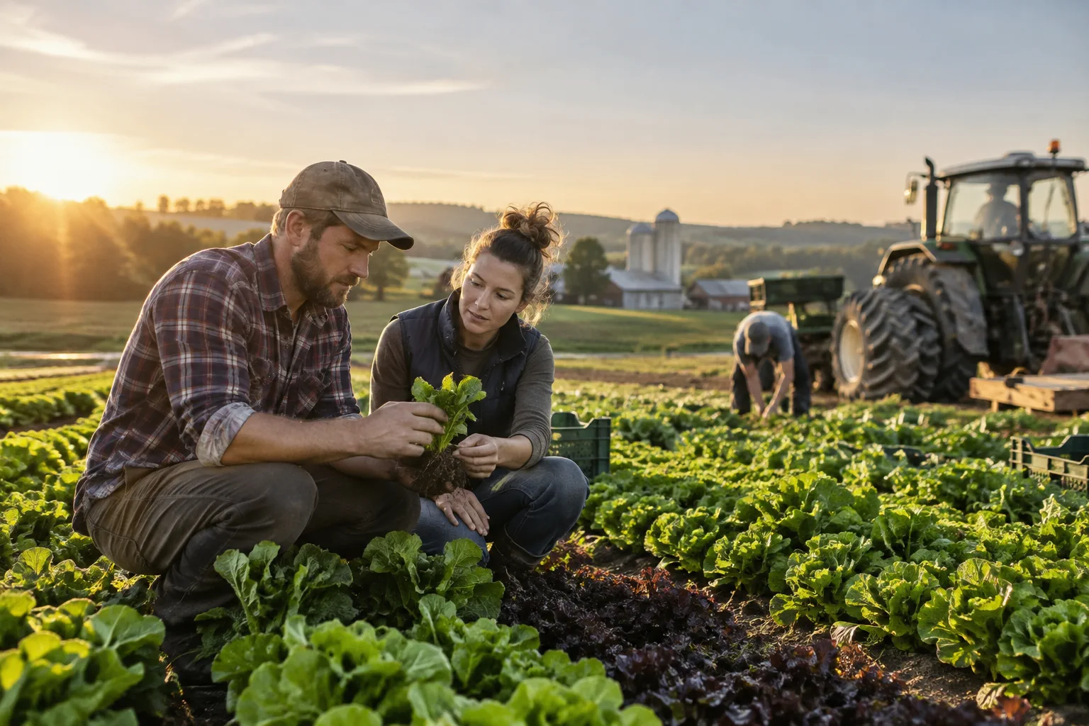 Illustration professionnelle du secteur Agriculteurs