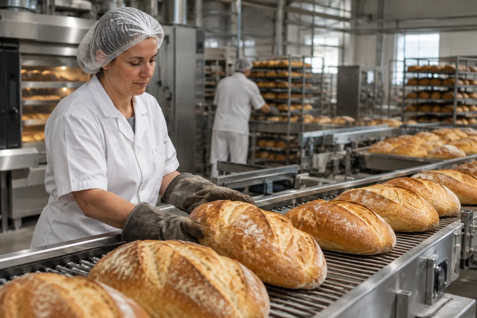 Illustration professionnelle du secteur Boulangeries industrielles