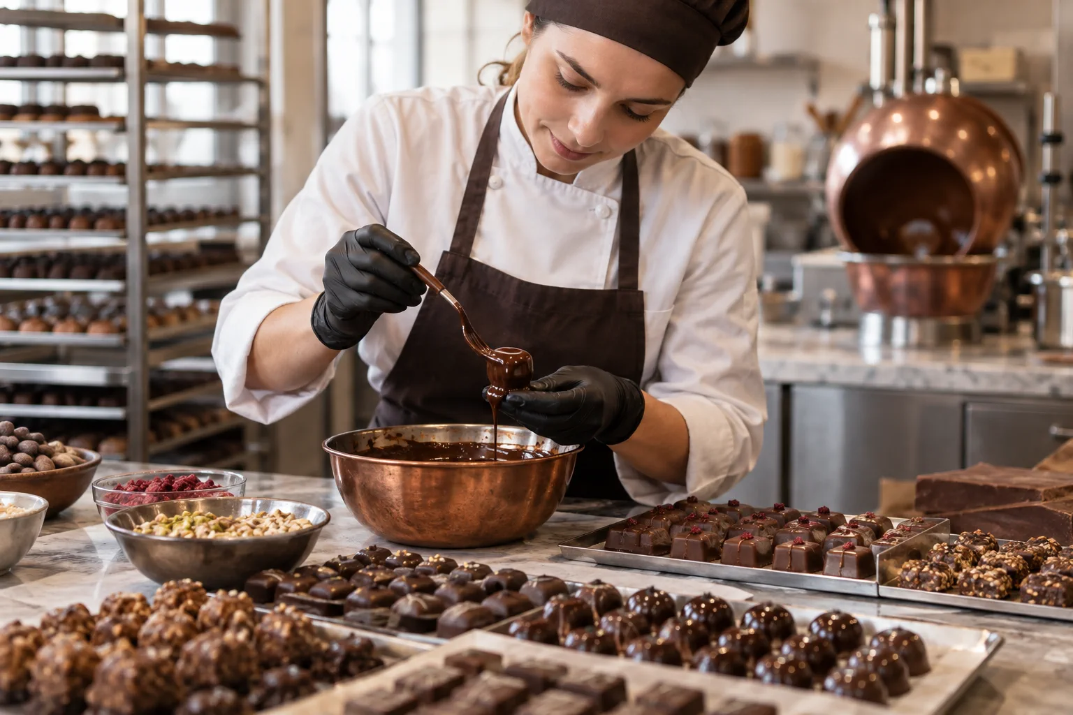 Illustration professionnelle du secteur Confiseries et chocolateries