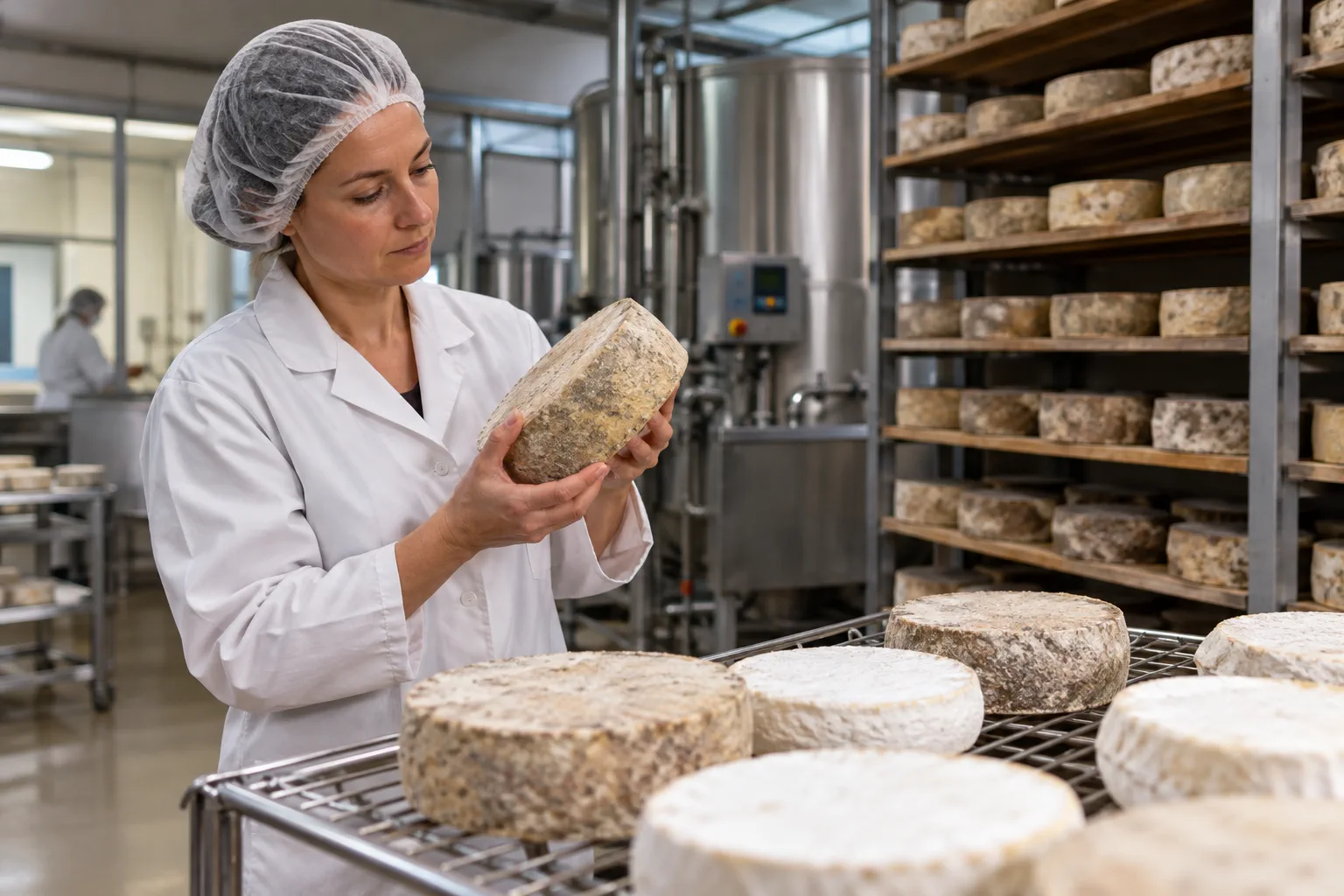 Illustration du fichier national des Affinage et fabrication de fromages