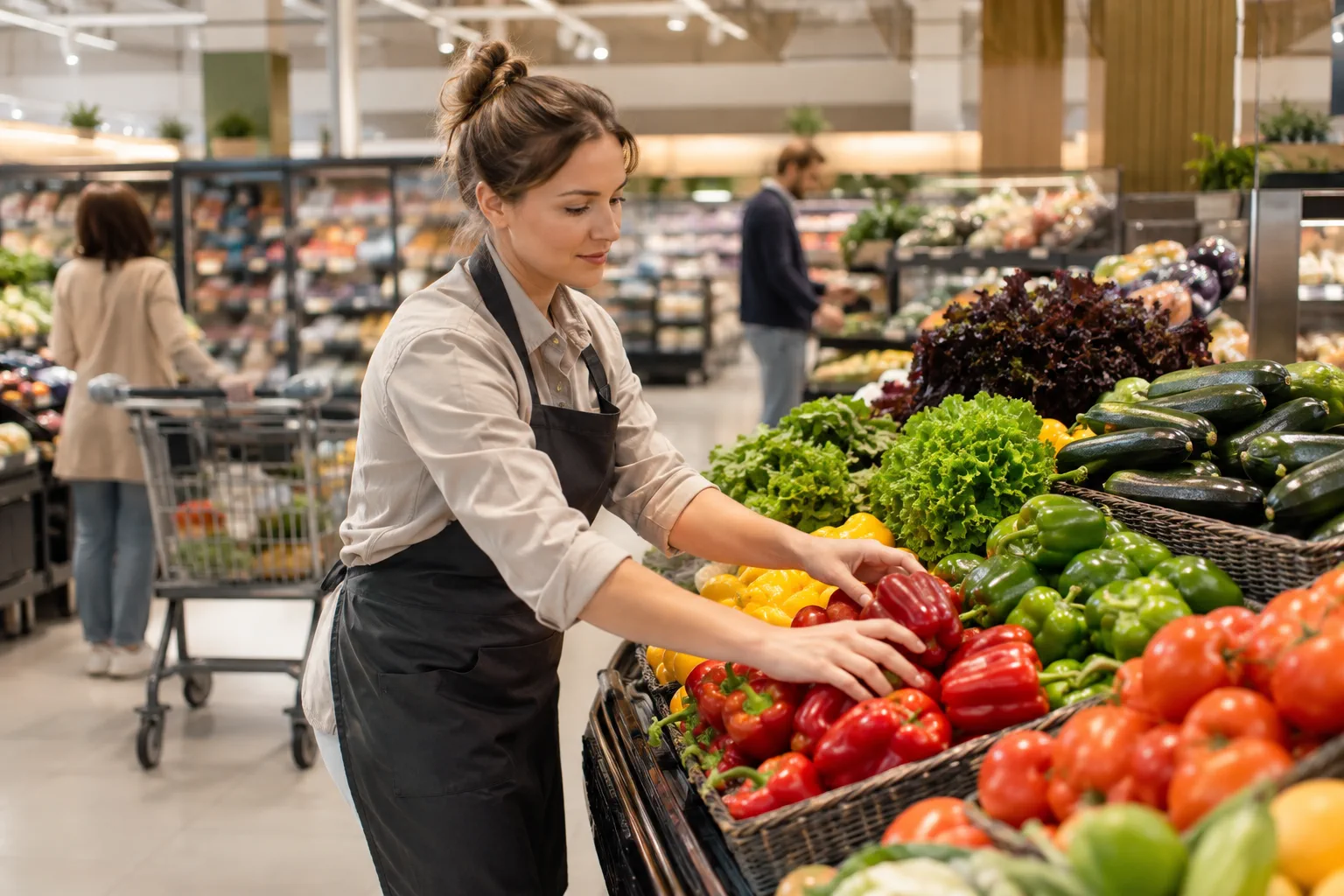 Illustration professionnelle du secteur Supermarchés et hypermarchés