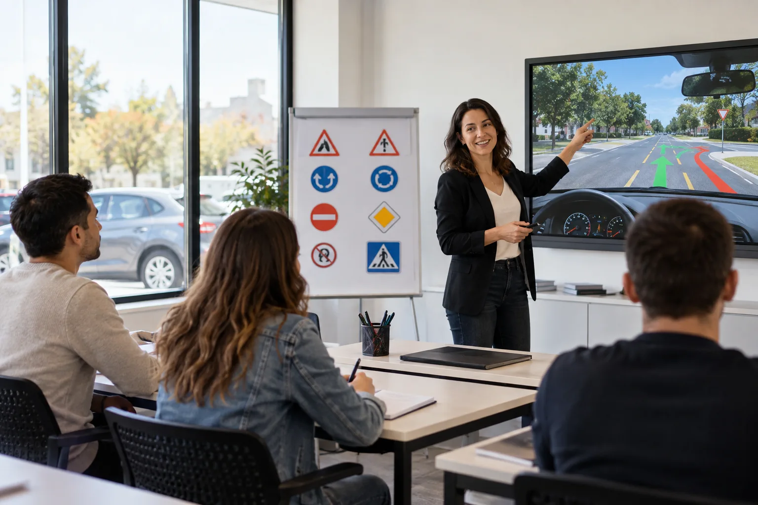 Illustration professionnelle du secteur Auto-ecoles