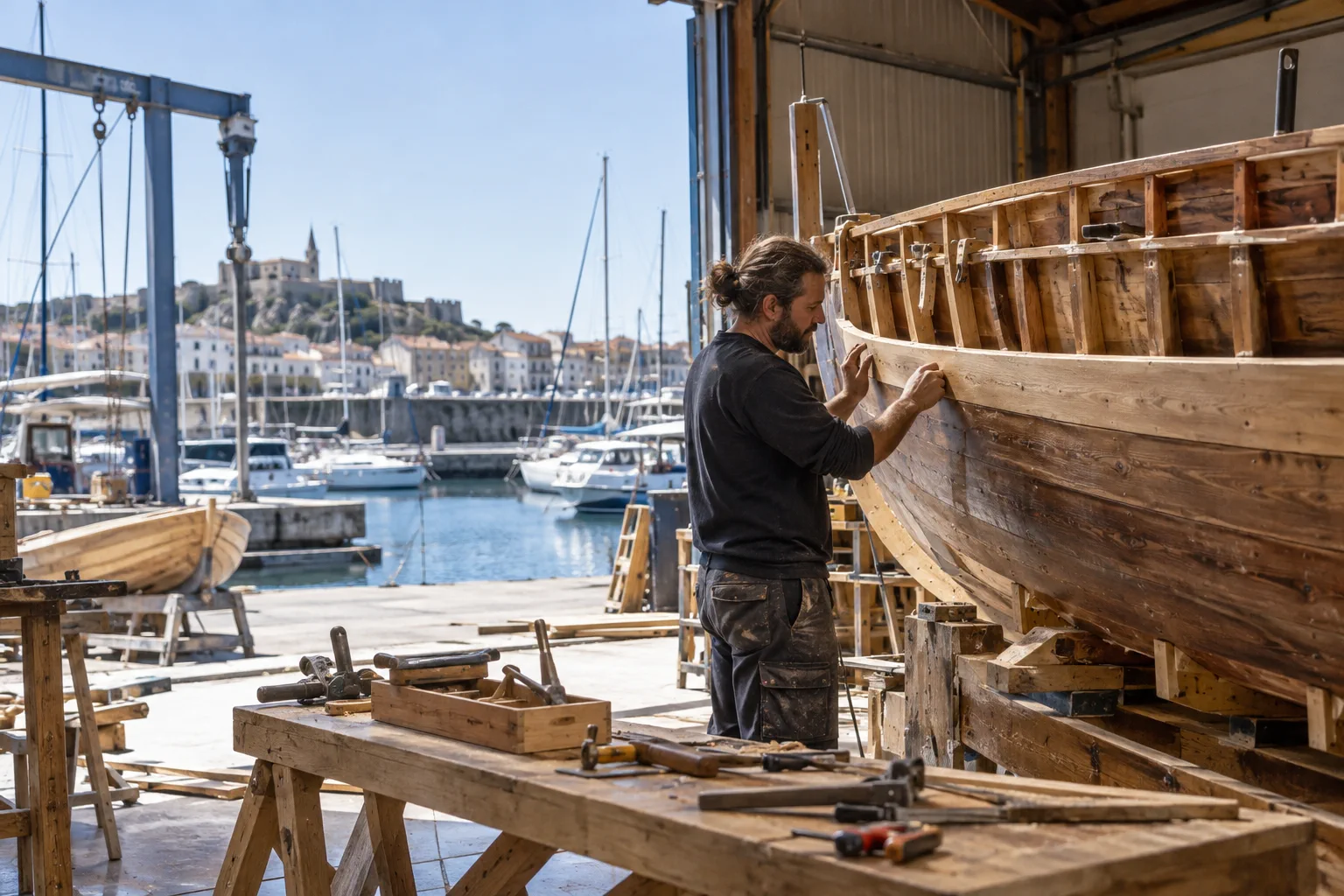 Illustration professionnelle du secteur Constructeurs bateaux plaisance