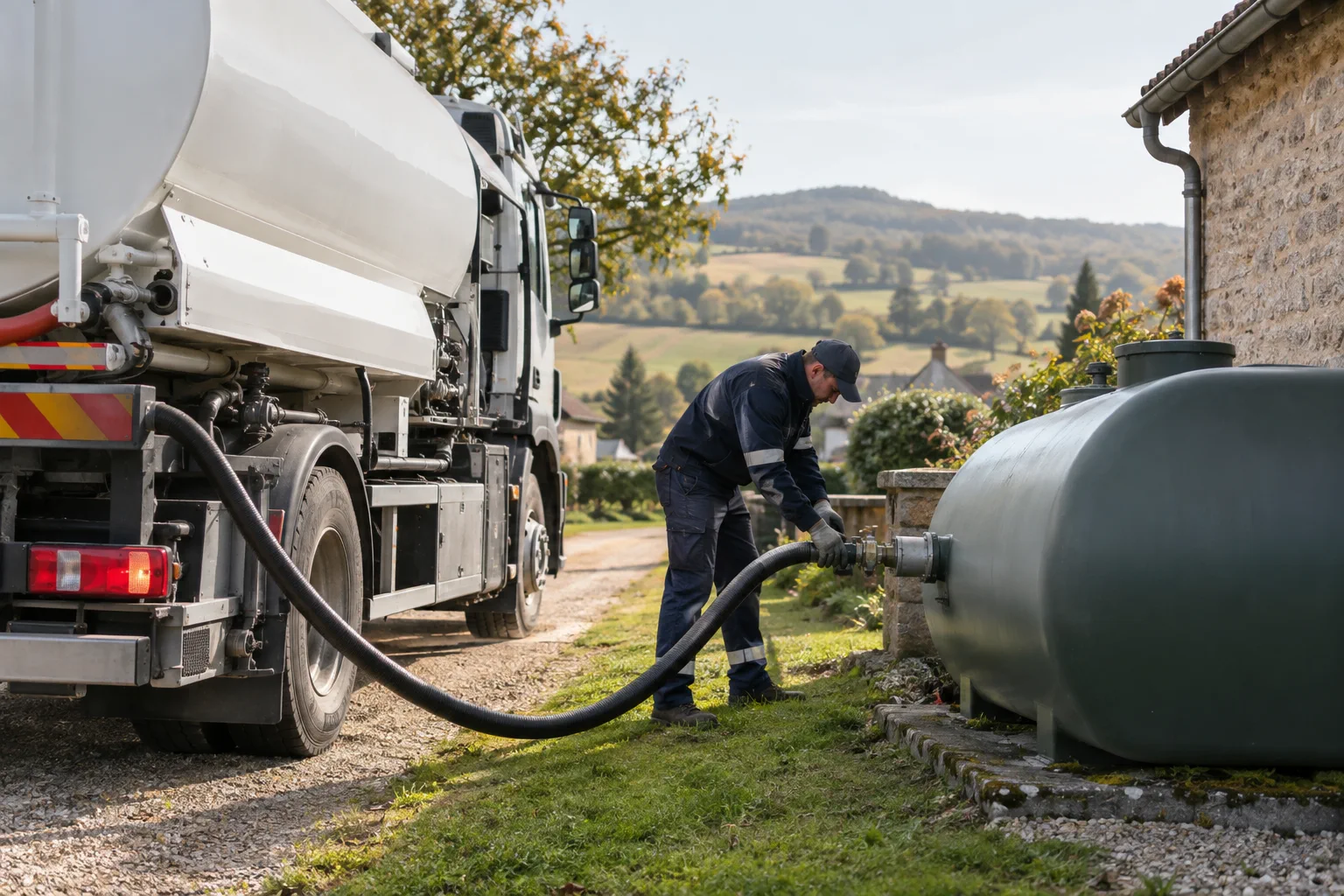 Illustration professionnelle du secteur Fioul combustibles