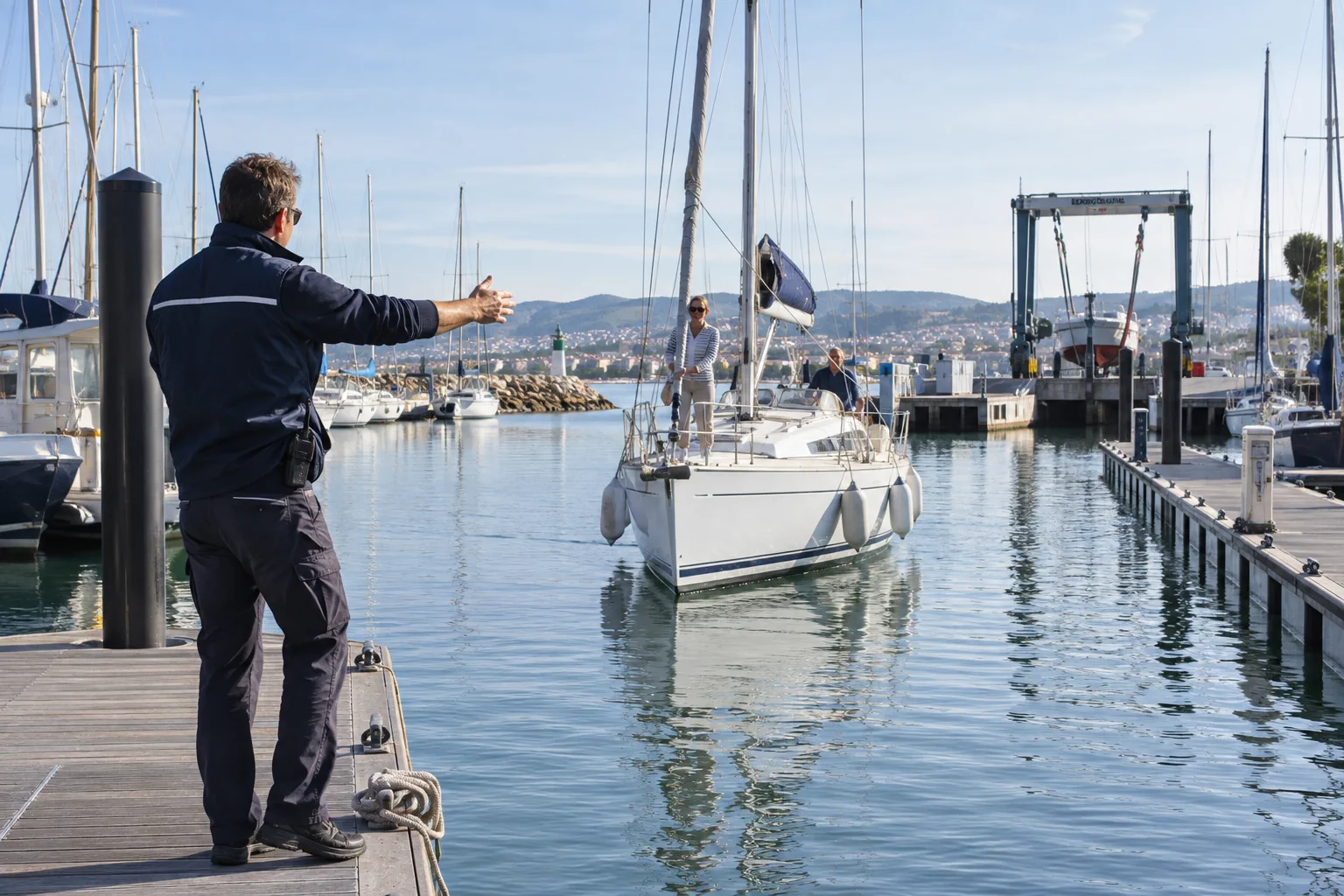 Illustration professionnelle du secteur Ports de plaisance