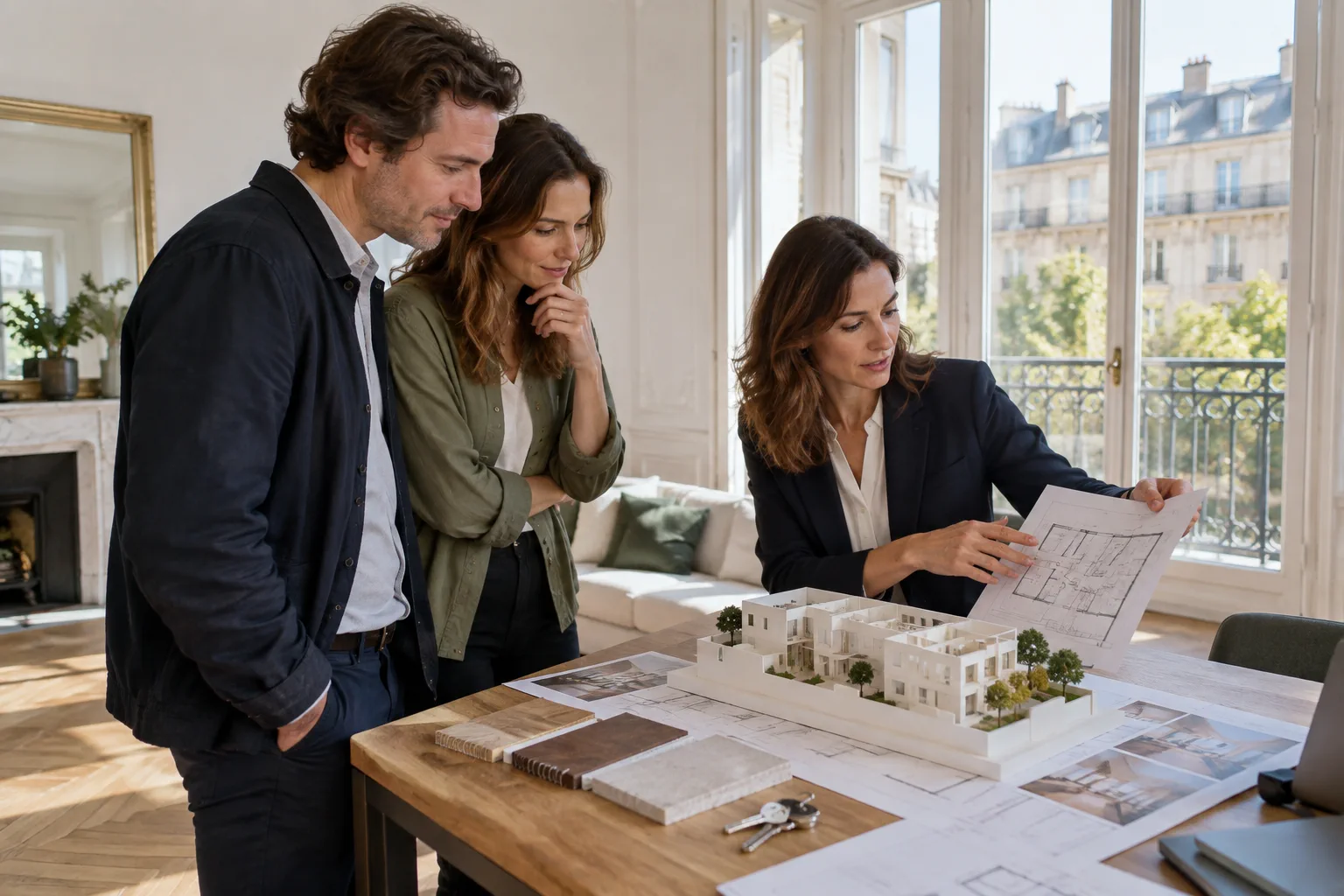 Illustration professionnelle du secteur Activités immobilières