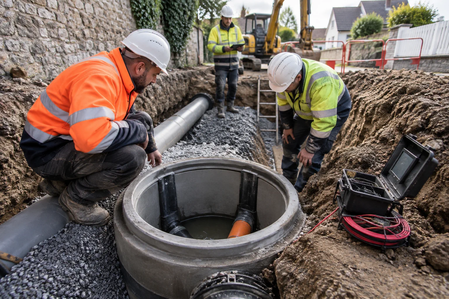 Illustration professionnelle du secteur Travaux d'assainissement