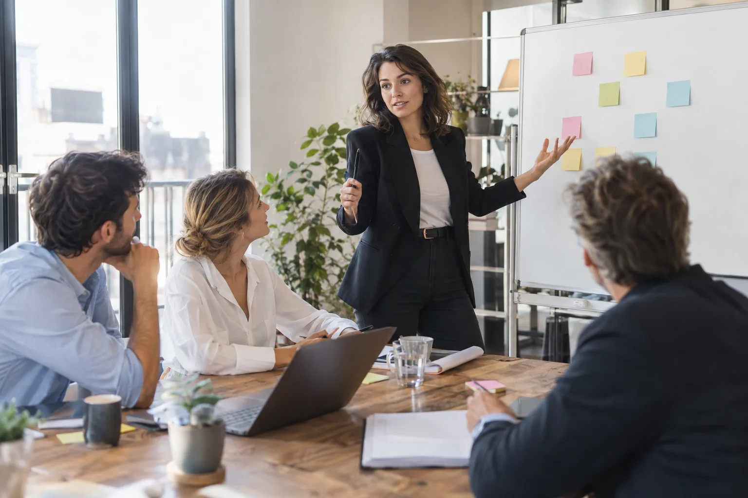 Illustration professionnelle du secteur Conseil en organisation et management