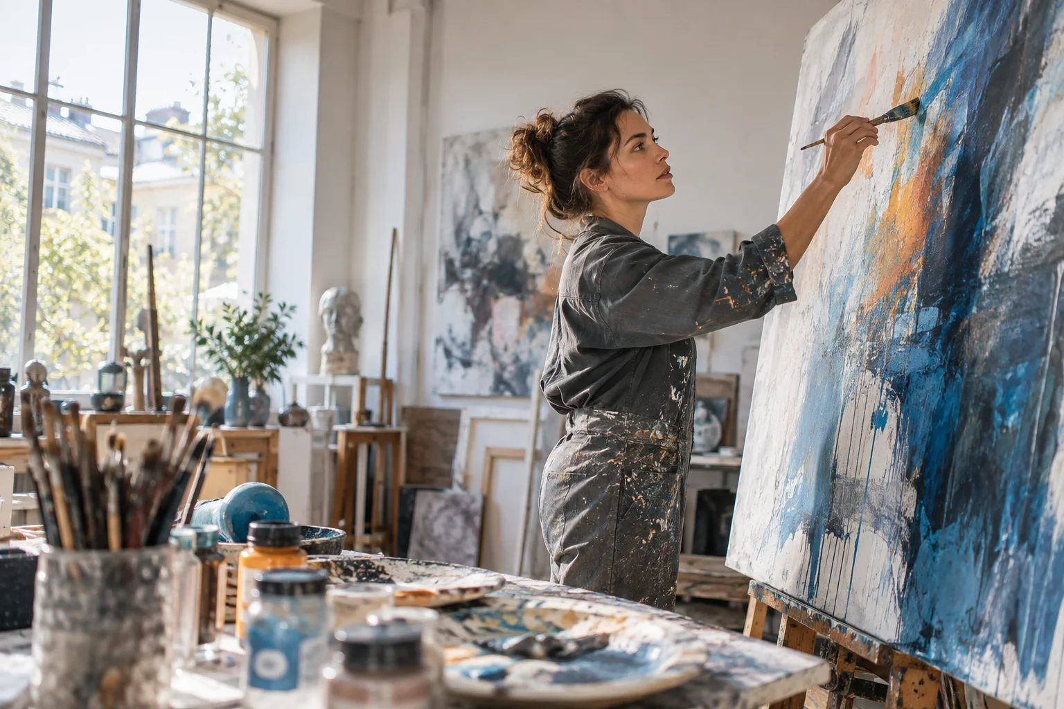 Illustration professionnelle du secteur Artistes peintres