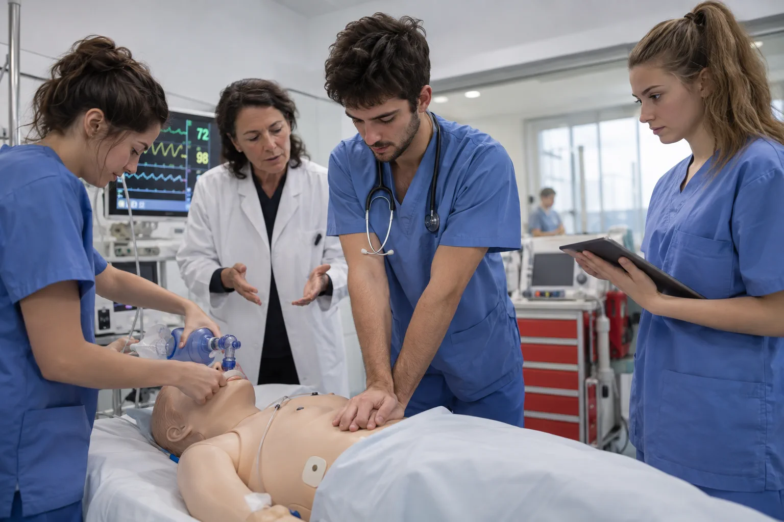 Illustration professionnelle du secteur Écoles de médecine