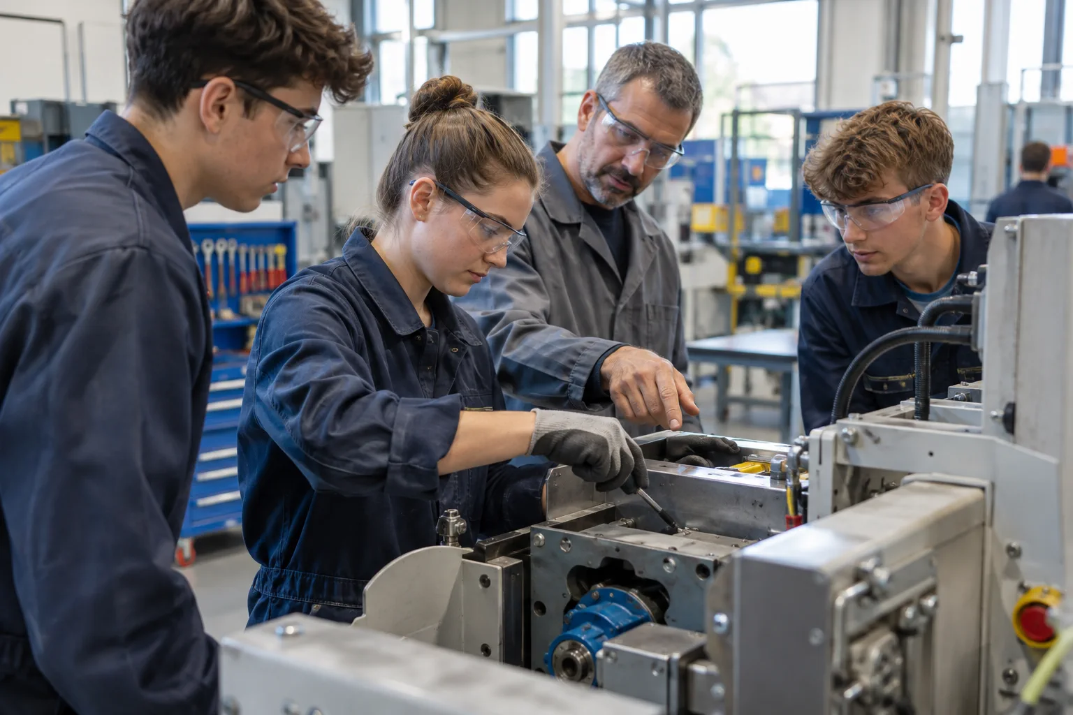 Illustration professionnelle du secteur Lycées techniques et professionnels