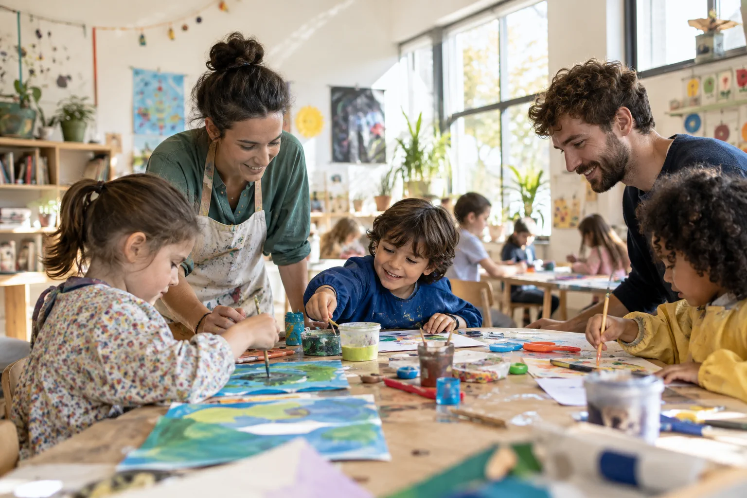 Illustration du secteur Éducation, enfance et loisirs