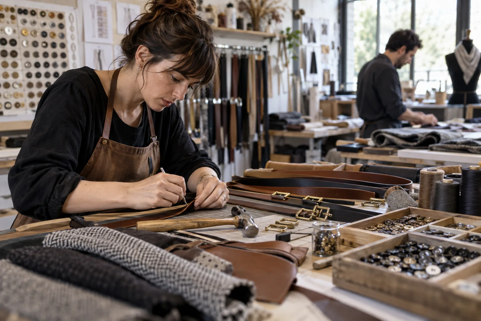 Illustration professionnelle du secteur Fabricants d'accessoires d'habillement
