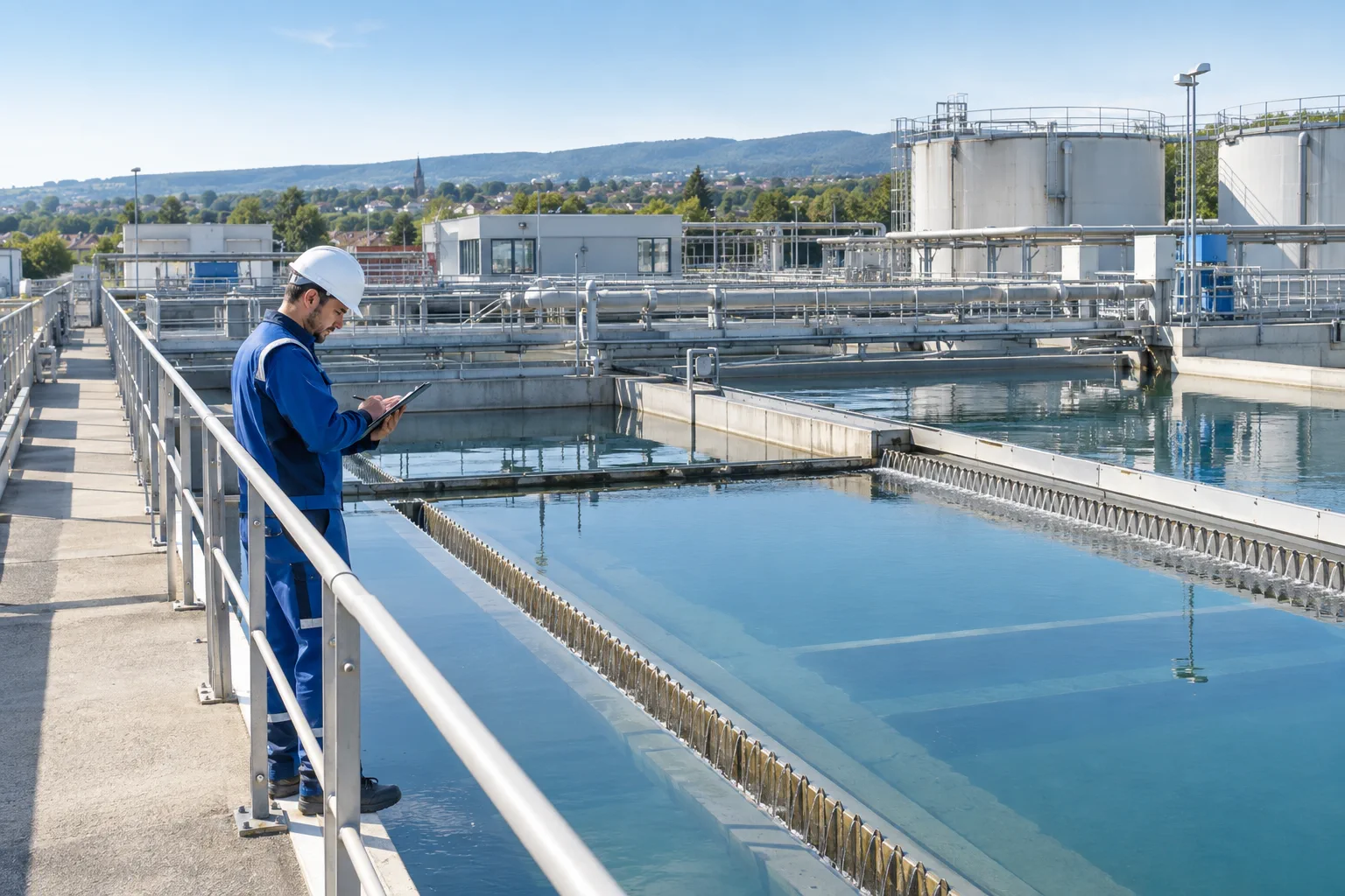 Illustration professionnelle du secteur Traitement des eaux