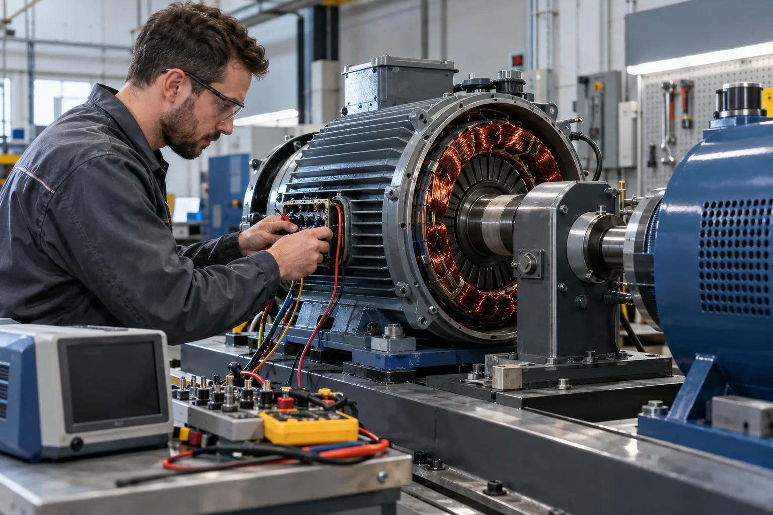 Illustration professionnelle du secteur Moteurs et génératrices électriques