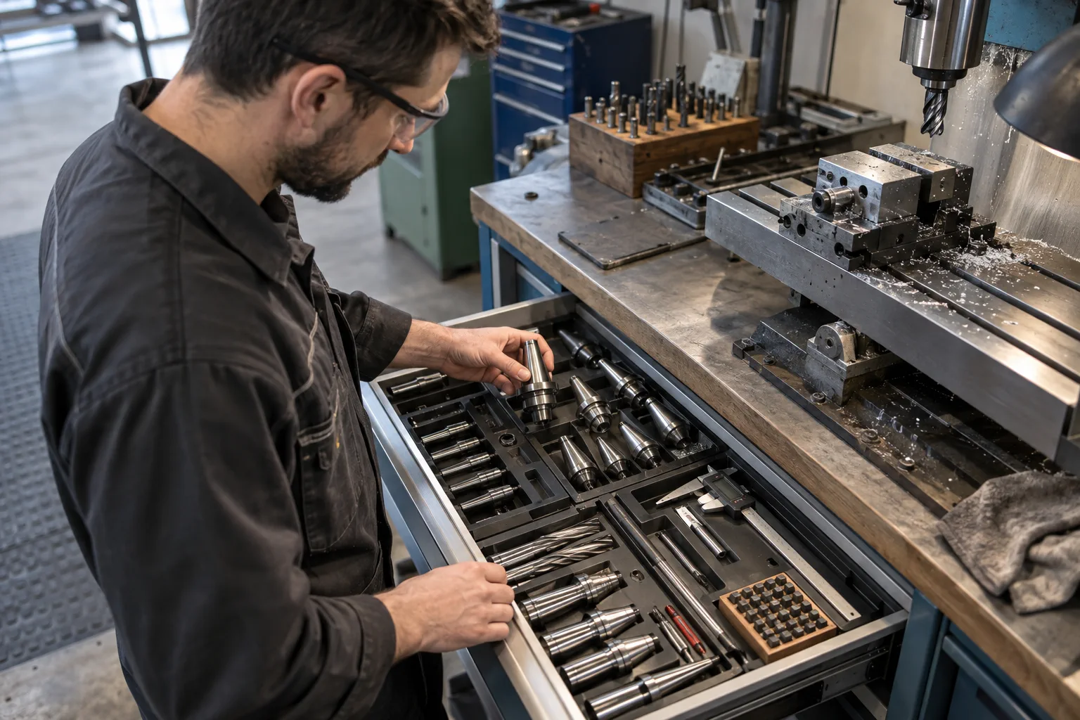 Illustration professionnelle du secteur Outillage mécanique