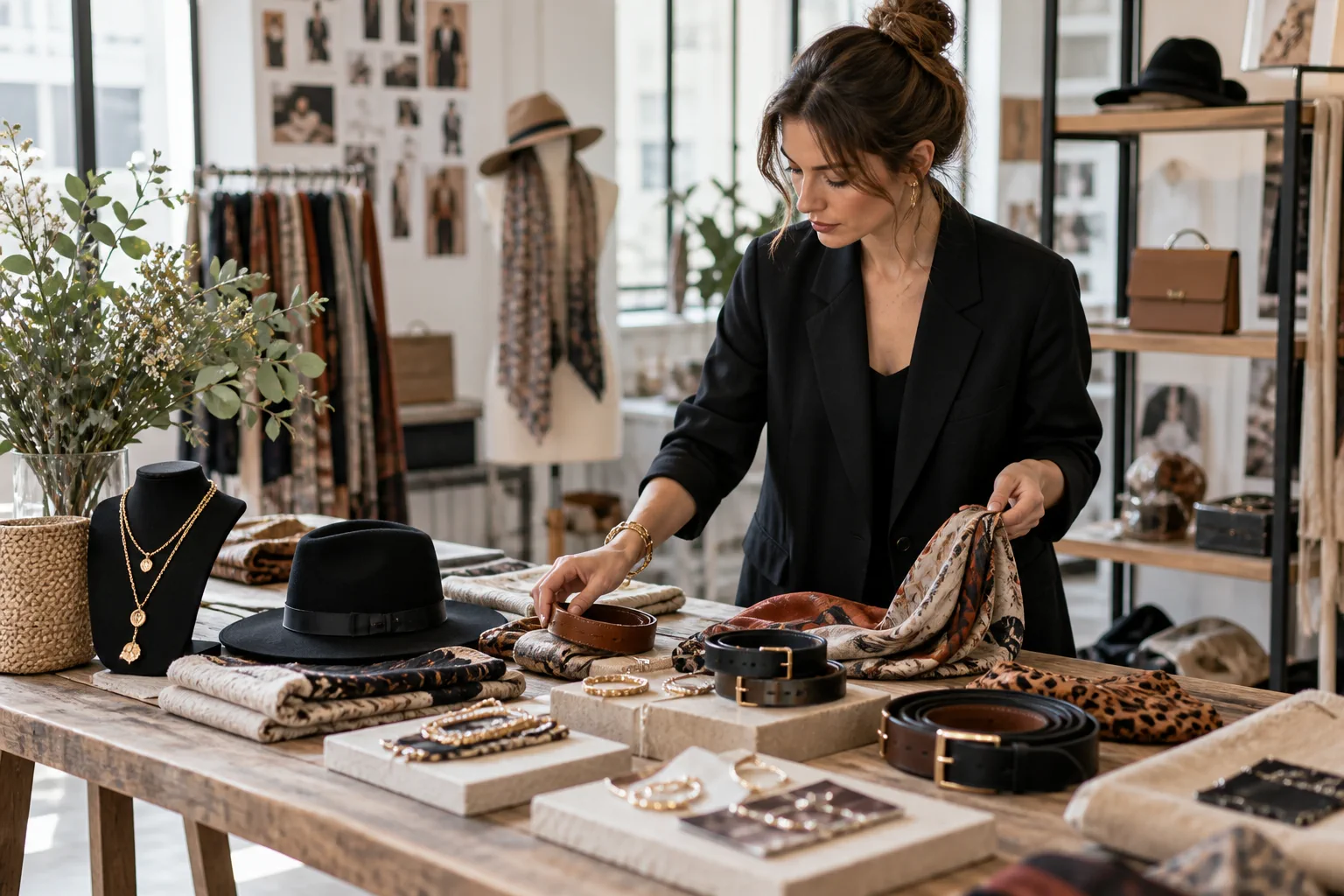 Illustration professionnelle du secteur Accessoires de mode