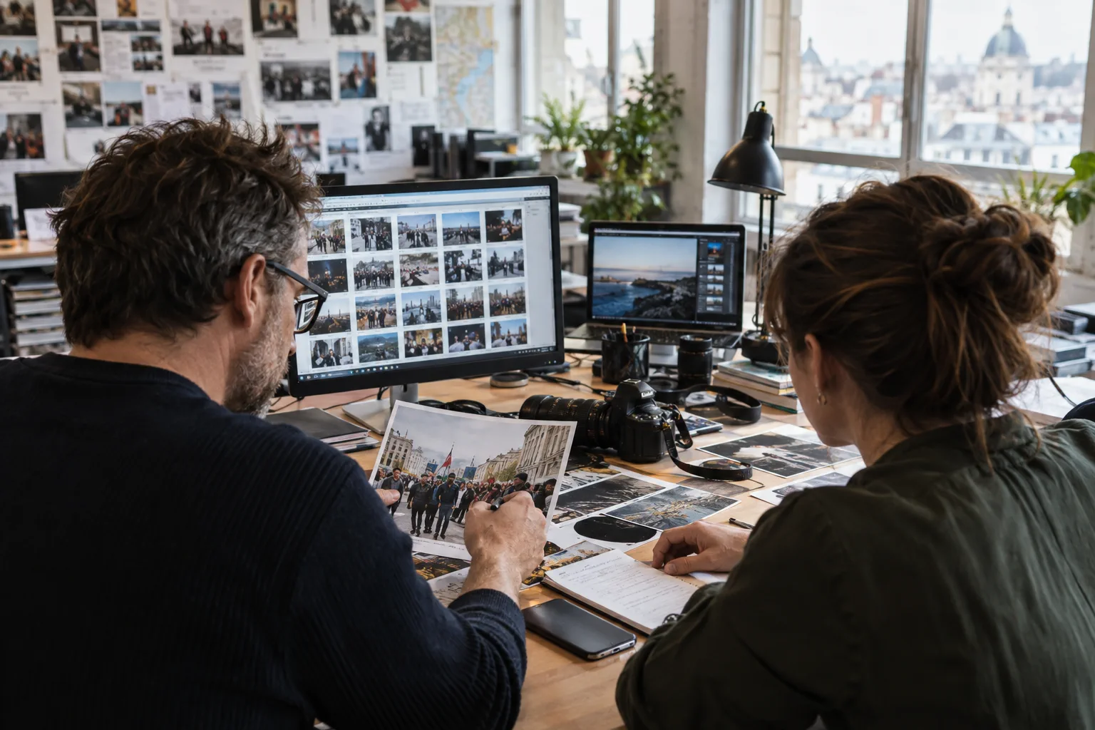 Illustration professionnelle du secteur Agences de presse
