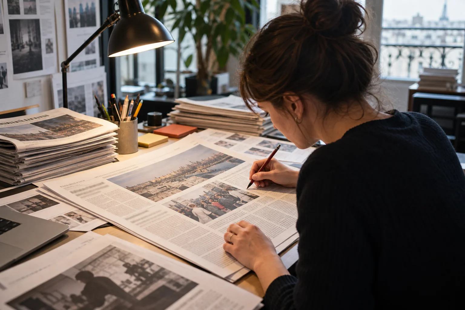 Illustration professionnelle du secteur Journaux