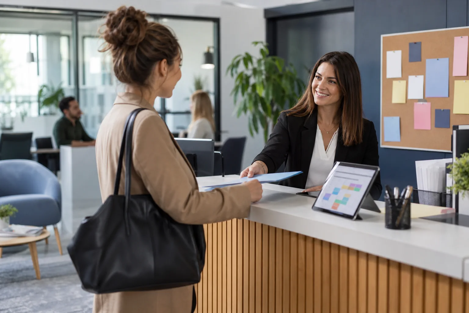 Illustration professionnelle du secteur Travail temporaire et intérim