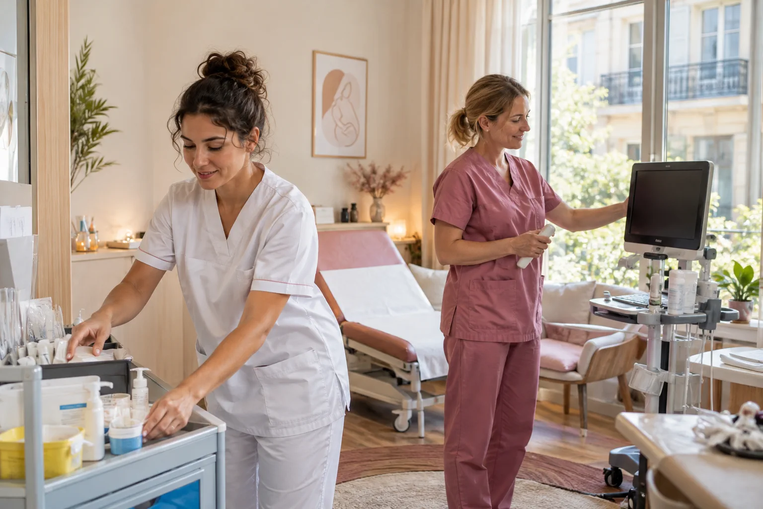 Illustration professionnelle du secteur Infirmiers et sages-femmes