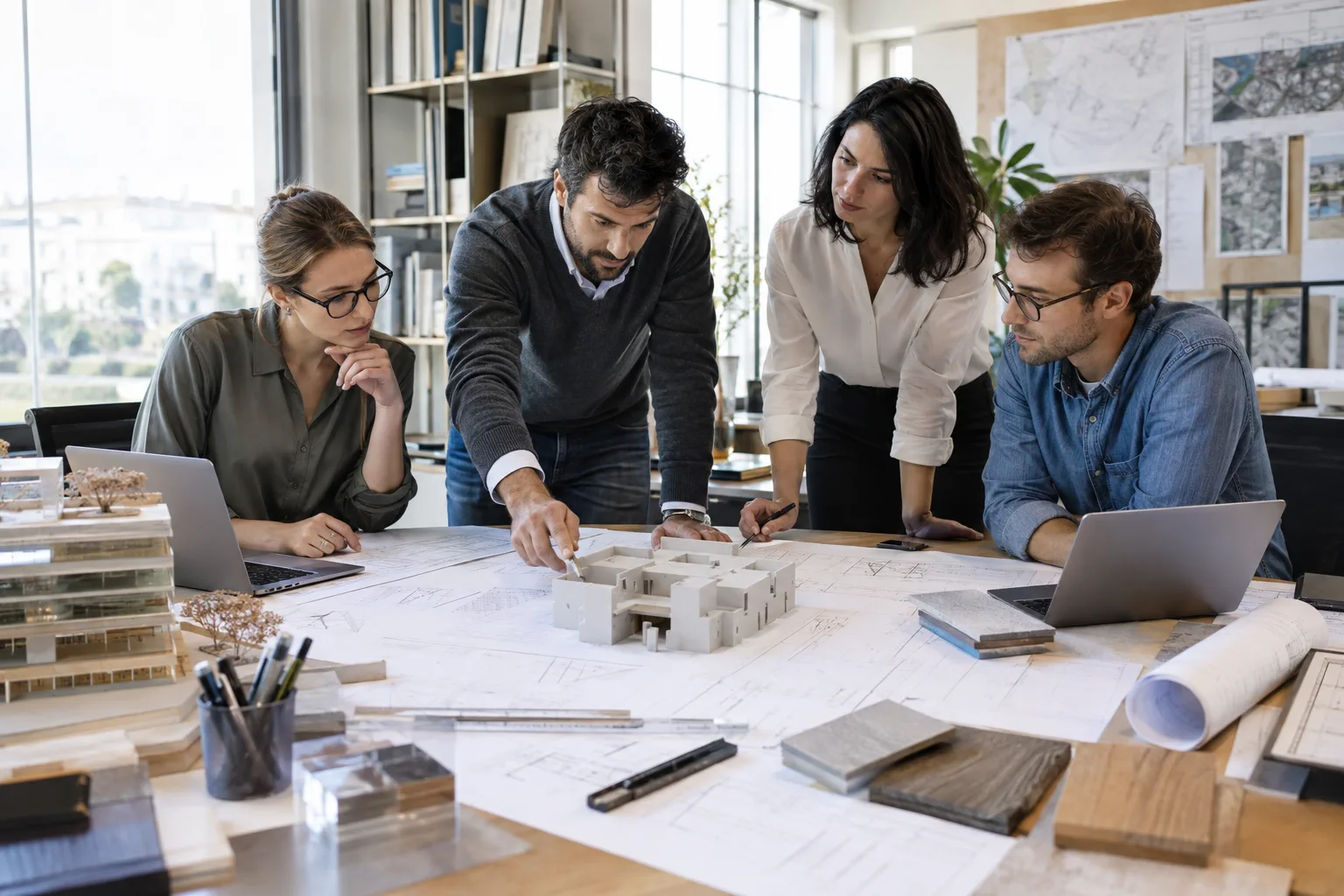 Illustration professionnelle du secteur Bureaux d’études